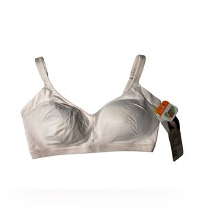 WARNER’S Wirefree light pink lightly lined comfort bra size medium NWT